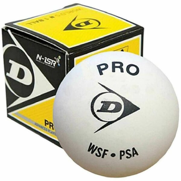 Мяч для сквоша Dunlop Pro (1) white