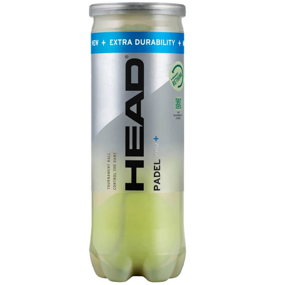 Мячи для падела Head Padel Pro+ - 3 мяча Мячи для падела Head Padel Pro+ – 3 мяча