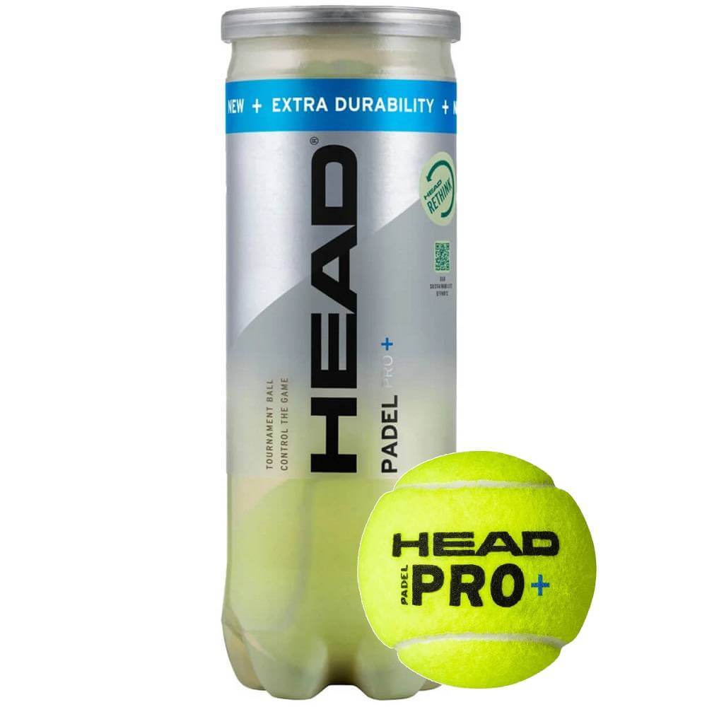 Мячи для падела Head Padel Pro+ - 3 мяча_с мячом Мячи для падела Head Padel Pro+ – 3 мяча