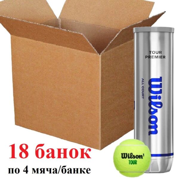 Мячи для тенниса Wilson Tour Premier - ящик (4 мяча)