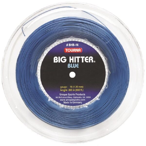 Струны для теннисной ракетки Tourna Big Hitter Blue - катушка