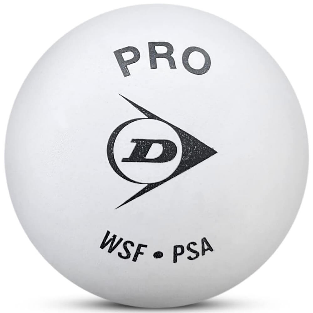 Мяч для сквоша Dunlop Pro (1) white_front