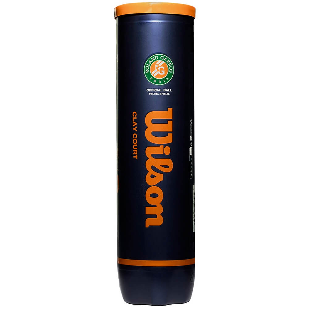 Мячи для тенниса Wilson Roland Garros Clay Court_банка Мячи для тенниса Wilson Roland Garros Clay Court - 4 мяча
